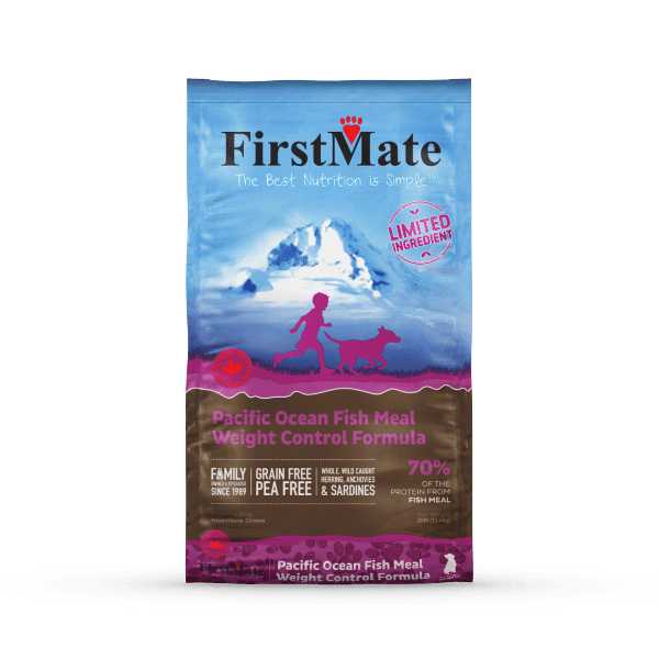 FIRSTMATE | Ingrédient limité sénior contrôle poids. Nature Animale, votre référence en alimentation animale à Mascouche.