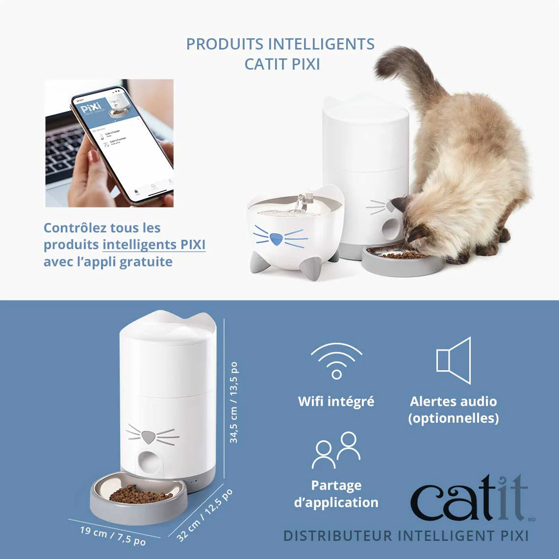CATIT | Distributeur intelligent pixi