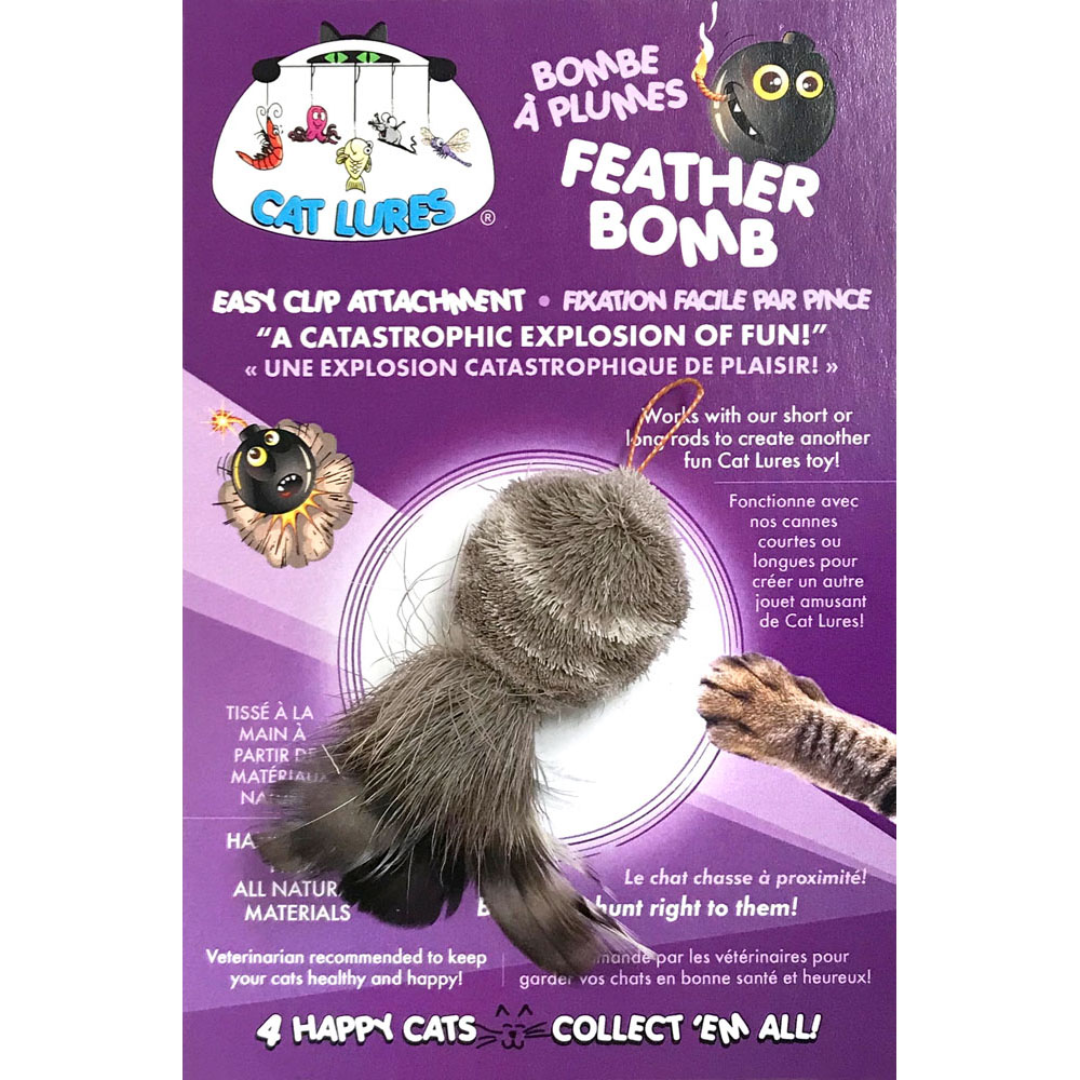CAT LURES | Leurre pour chat «bombe de plumes»