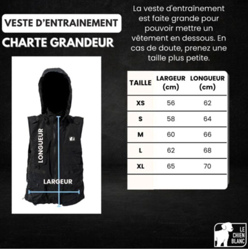 LE CHIEN BLANC | Veste d'entraînement