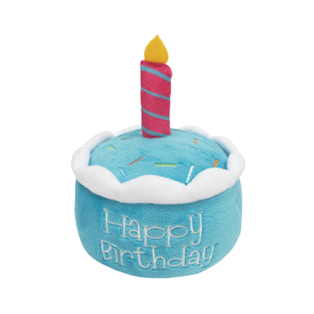 FFD | Peluche gâteau anniversaire bleu