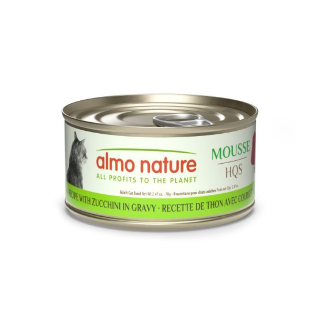 ALMO NATURE | NATURAL HQS MOUSSE Thon avec Courgette en sauce 70g