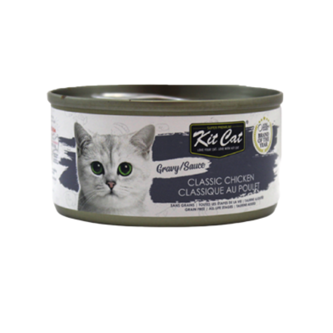 KIT CAT GRAVY SERIES | Chat, Poulet en sauce 70g