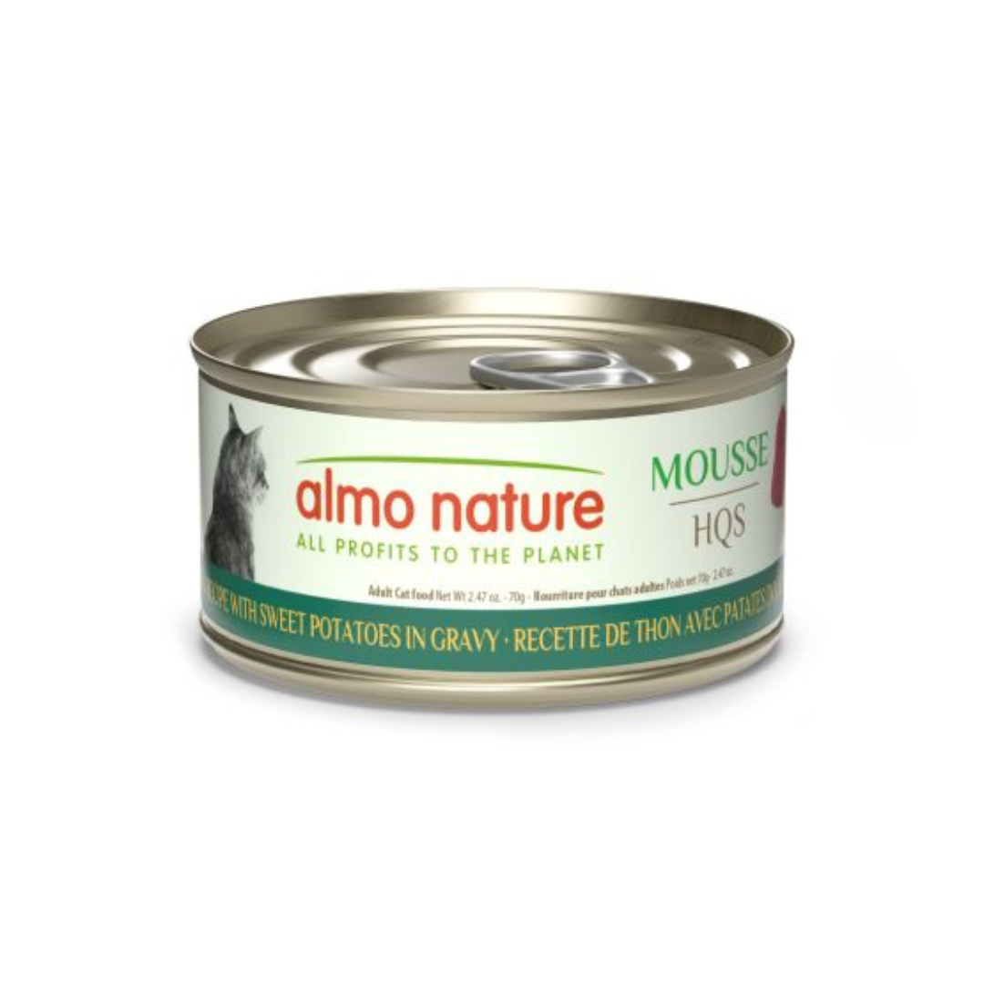 ALMO NATURE | NATURAL HQS MOUSSE Thon avec patates douces en sauce 70g