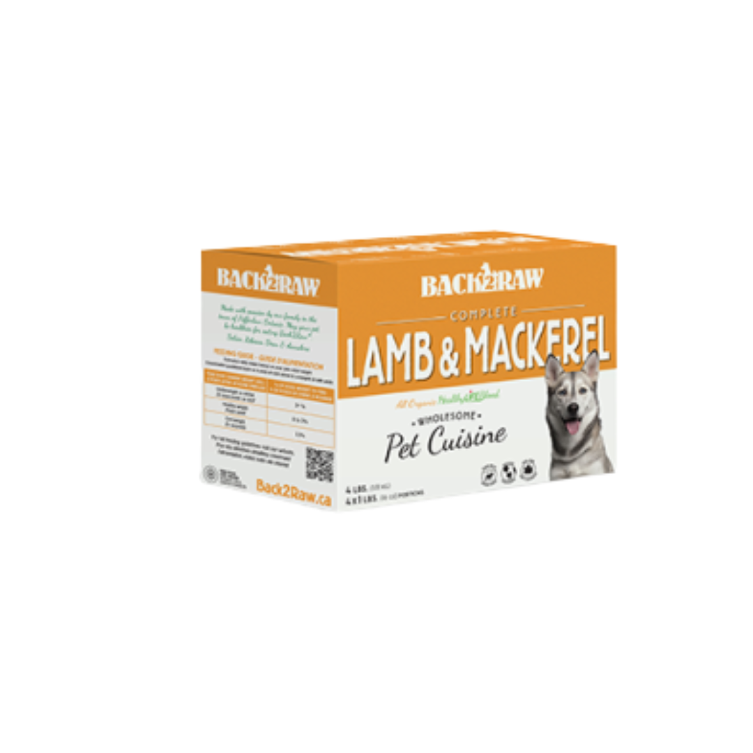 BACK2RAW | Recette complète agneau et maquereau 4lbs