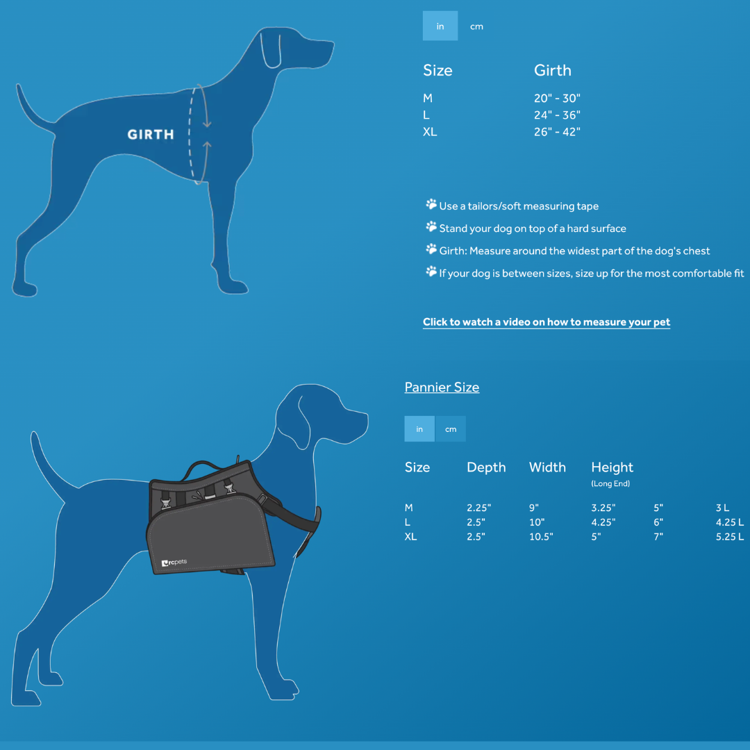 RC PETS | Sac à dos pour chien Quest Day