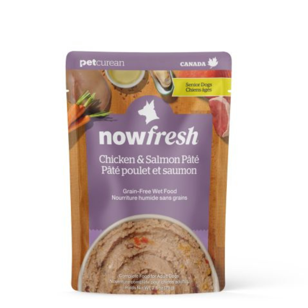 NOW FRESH | Chien âgé, Pâté Poulet & Saumon 2.8 oz