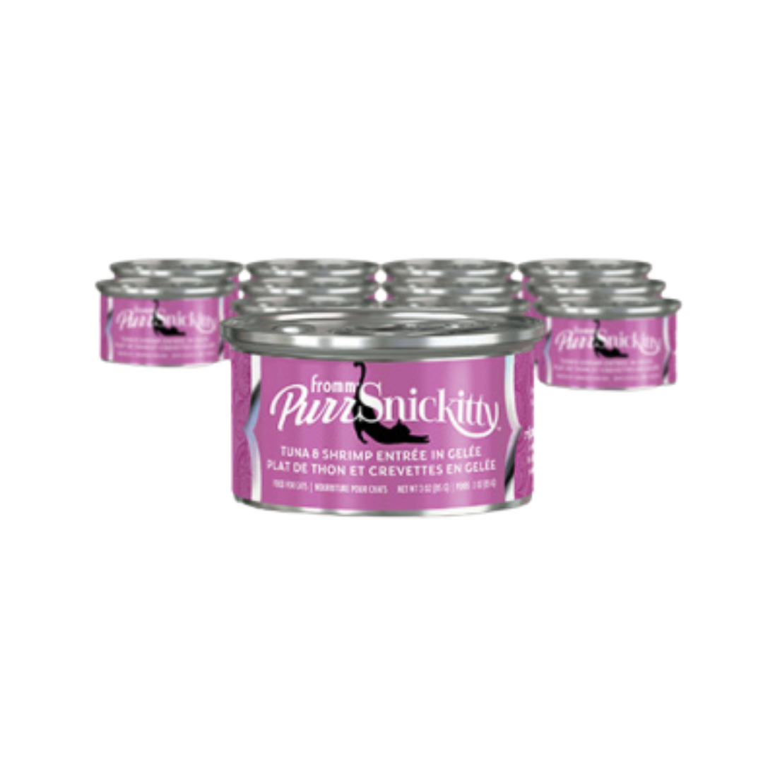 FROMM | Purrsnickitty Plat de thon et crevettes en gelée 3 oz