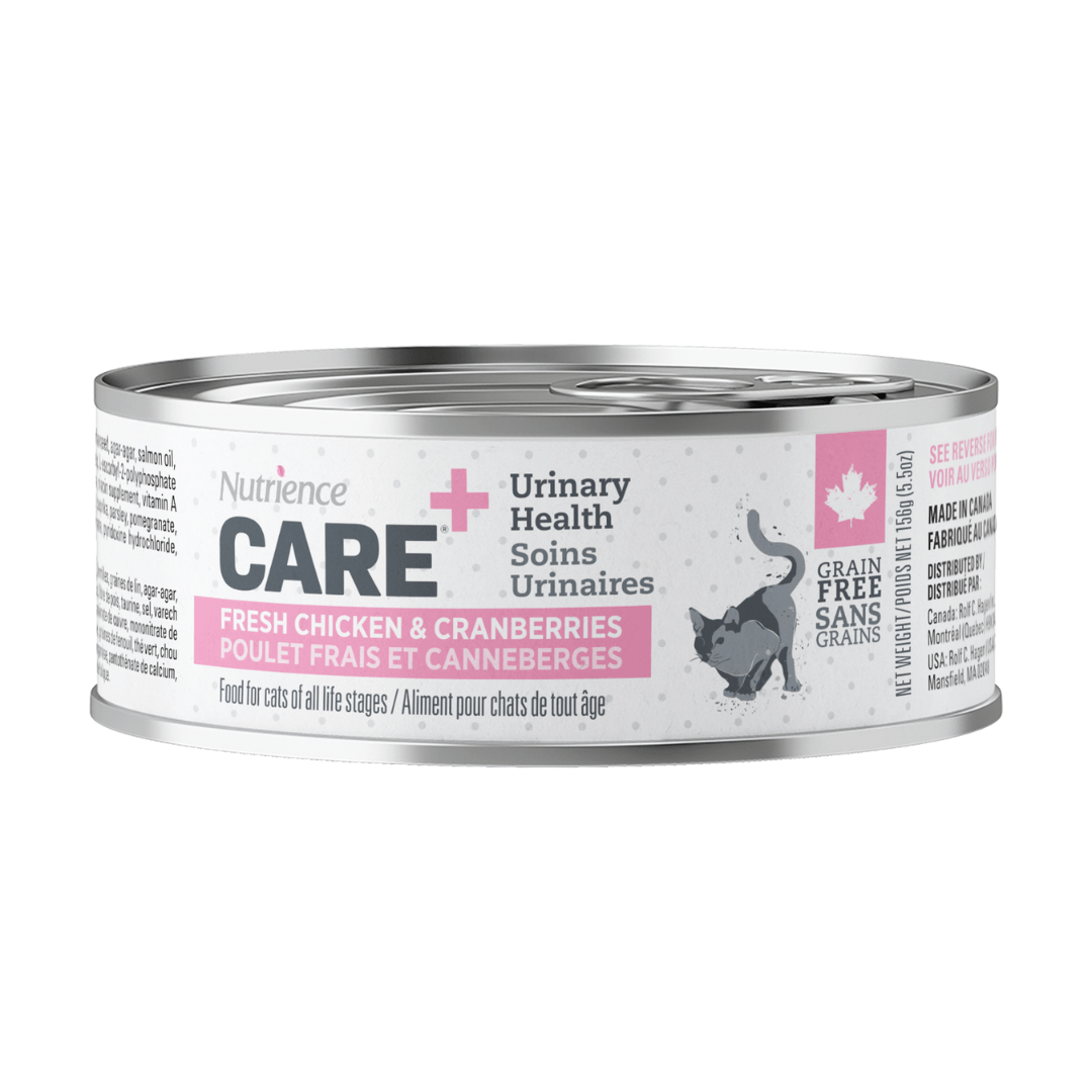 NUTRIENCE | Care Chat, Pâté au poulet et canneberge, urinaire 156g