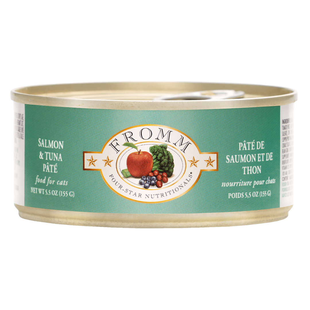 FROMM 4 STAR | Chat, Pâté de saumon et thon 5.5 oz