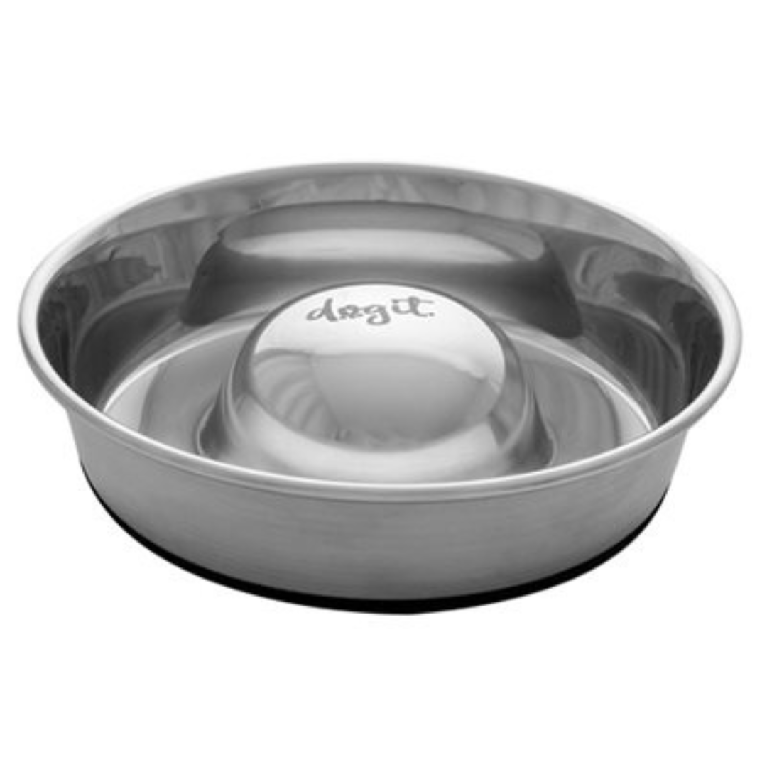 DOG IT | Bol anti-glouton inox. 900 ml