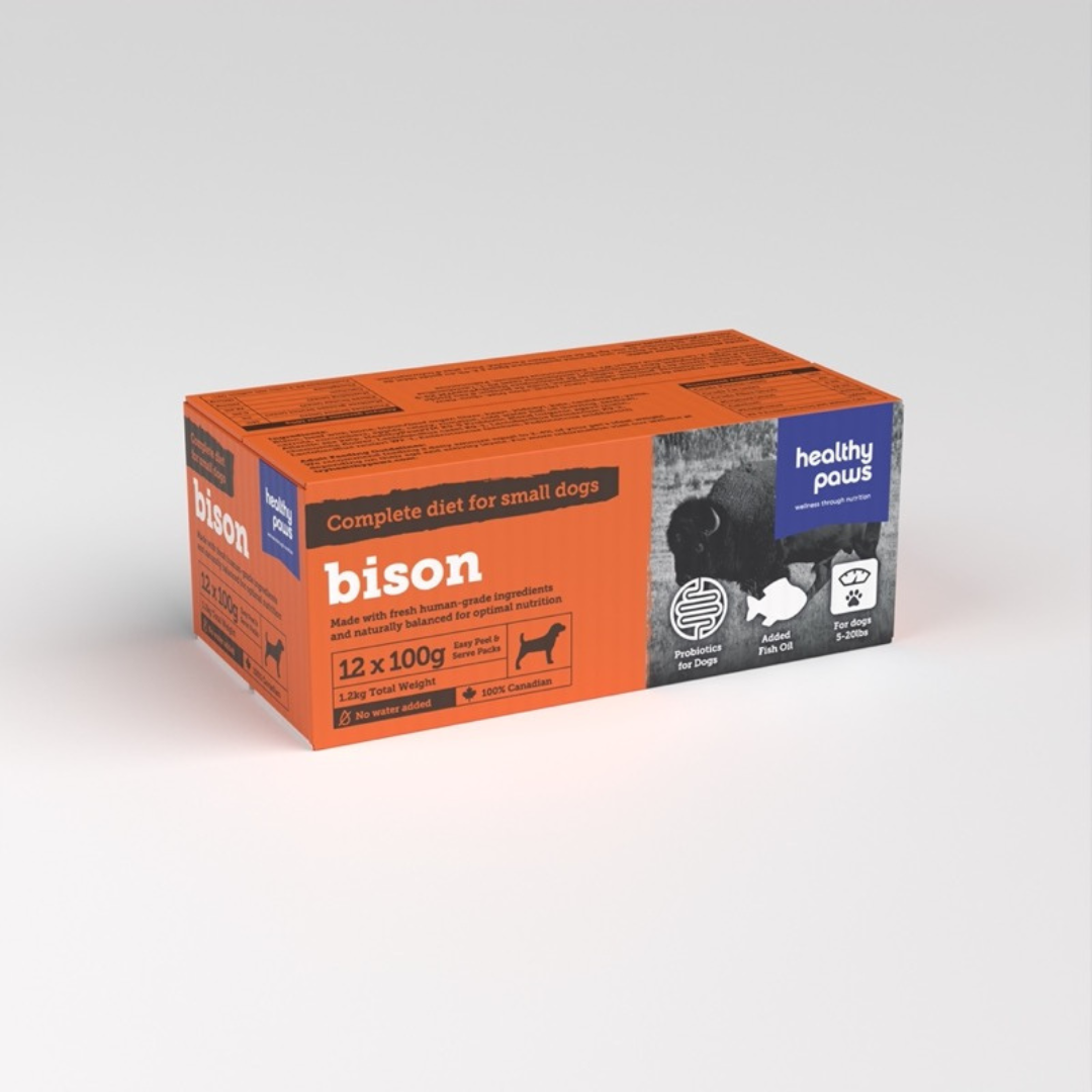 HEALTHY PAWS | Bison 12 x 100g
