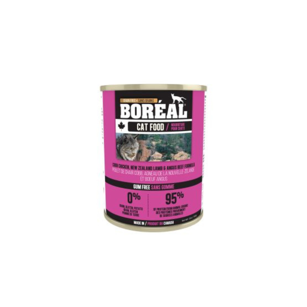 BORÉAL | Chat, Poulet Cobb, agneau et boeuf