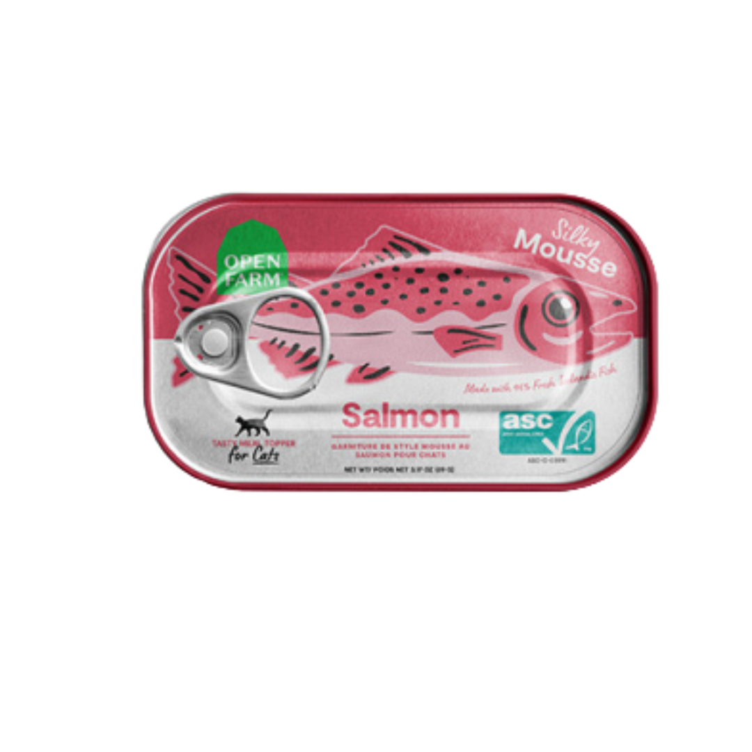 OPEN FARM | Garniture mousse de saumon pour chat 3oz
