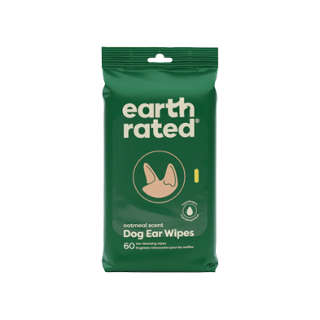 EARTH RATED | Lingettes pour oreilles 60 unités