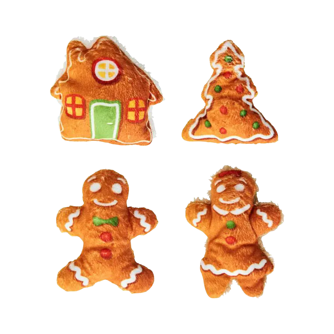 SPOT | Holiday gingerbread cat toy