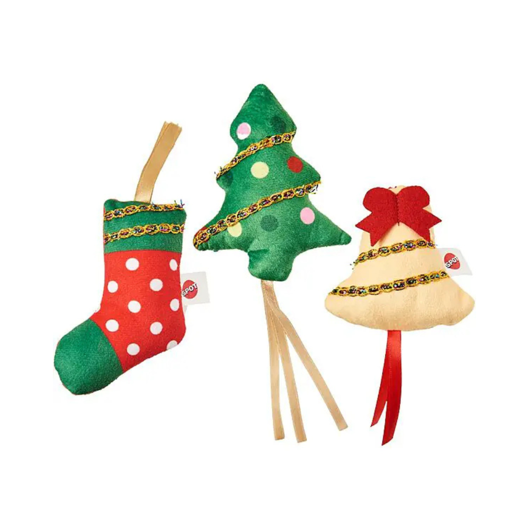SPOT | Holiday cat toy with catnip crinkle paper