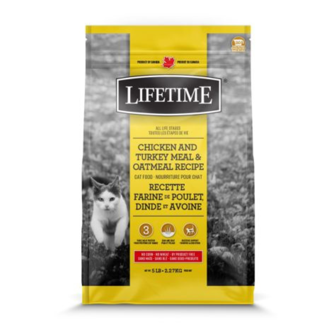 LIFETIME | Chat Recette poulet, dinde et avoine