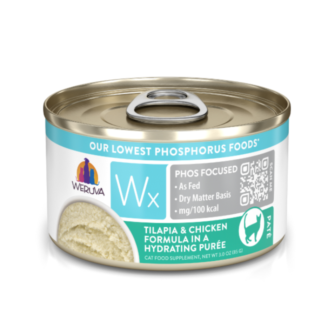 WERUVA | Chat Tilapia et poulet en purée 3oz