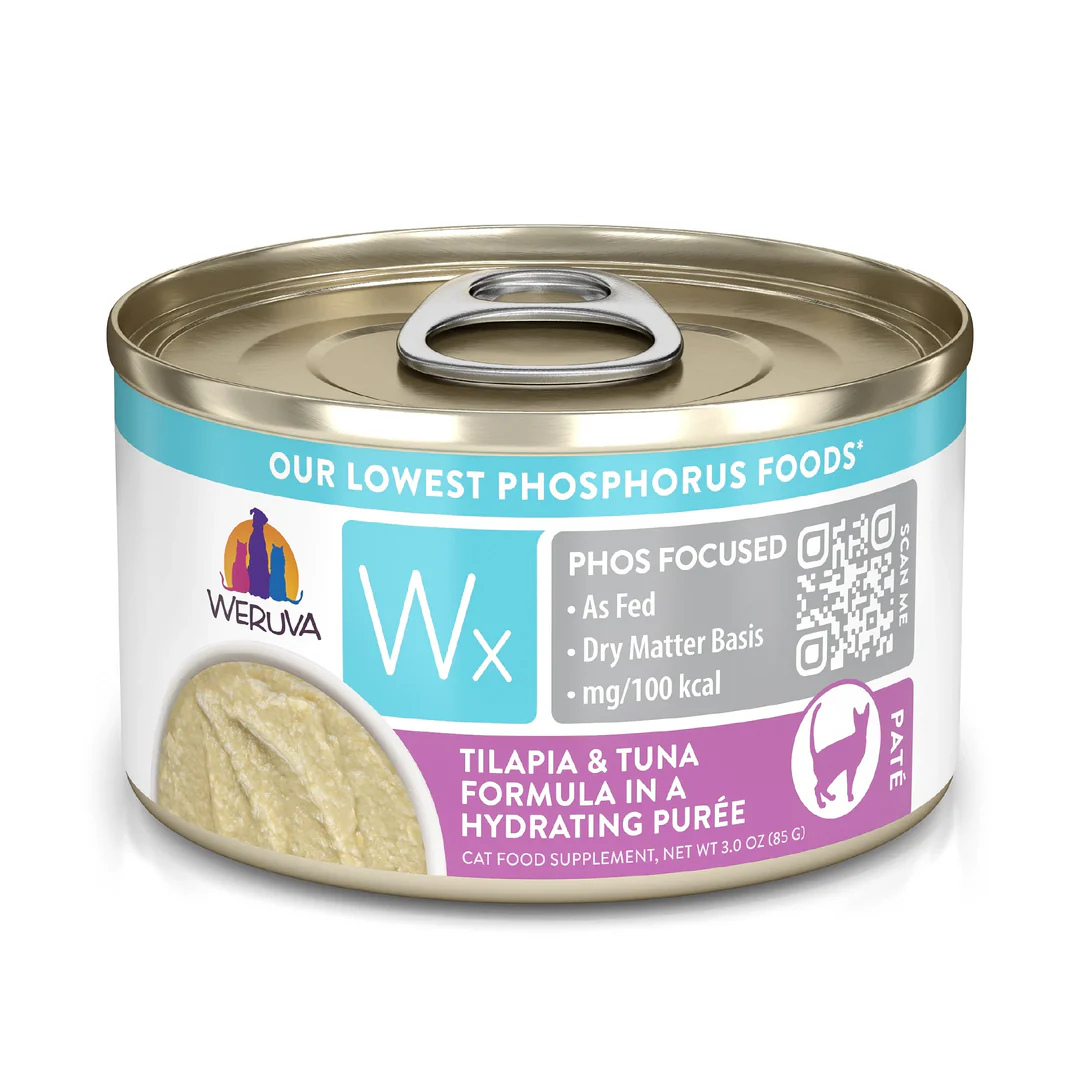 WERUVA | Chat Tilapia et thon en purée 3oz