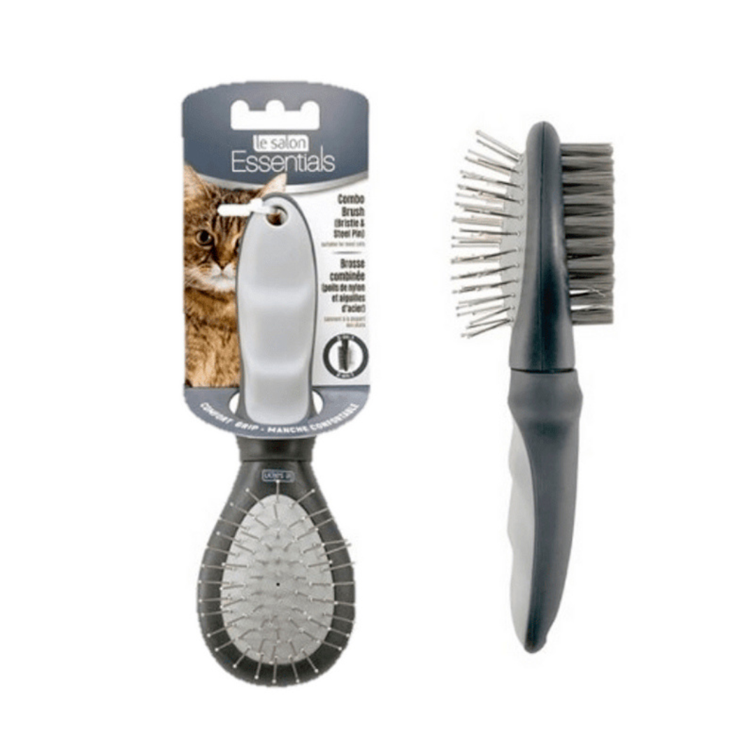 LE SALON | Brosse combinée pour chat