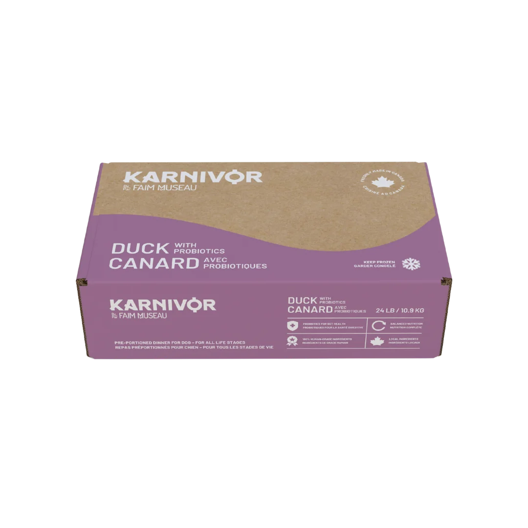 KARNIVOR | Canard avec probiotiques 24 lbs