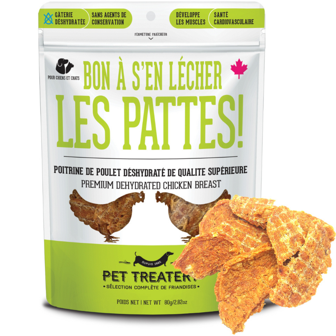 GRANVILLE ISLAND | Gâteries poitrine de poulet déshydratée 80g