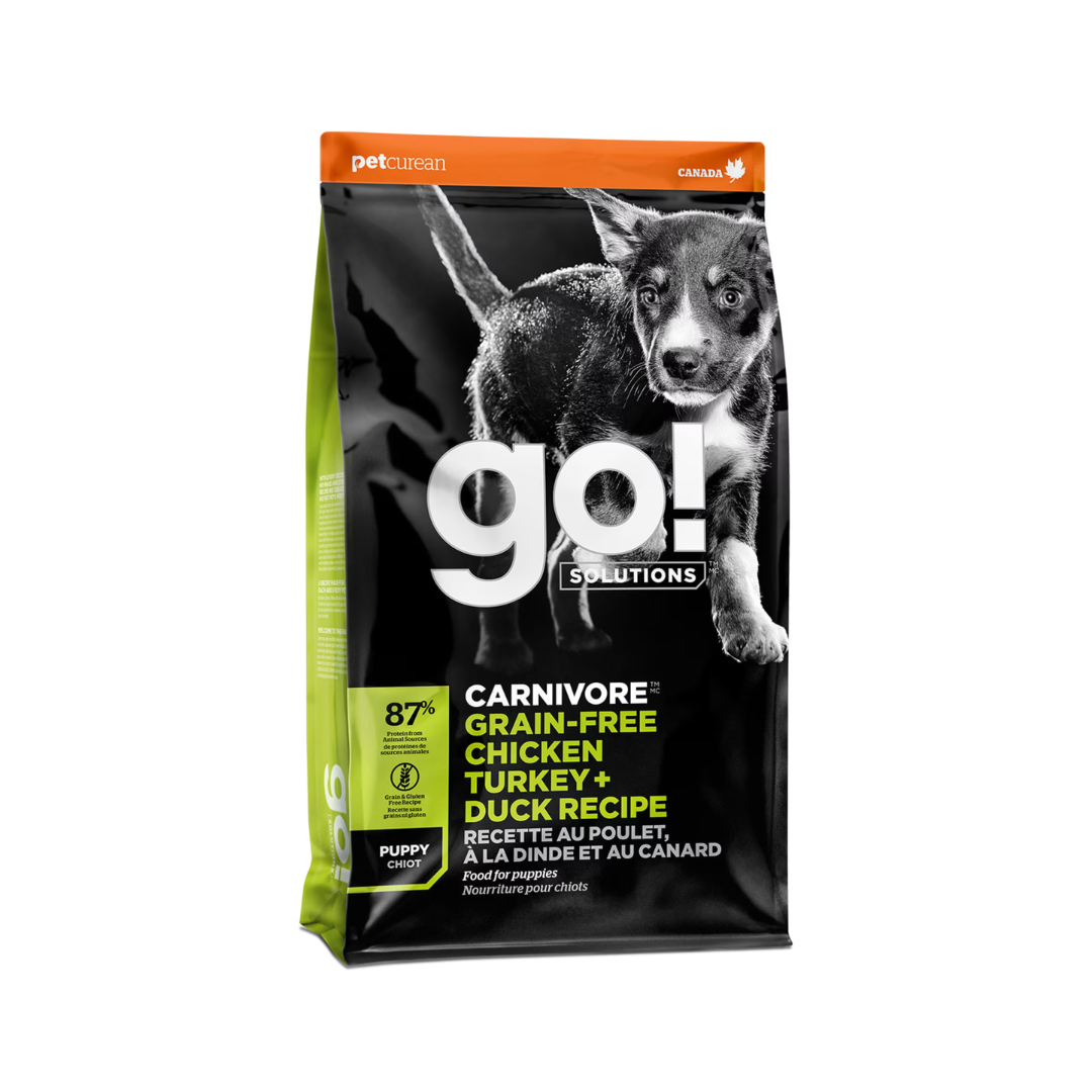 GO! SOLUTIONS | Carnivore, Poulet, dinde et canard pour chiot