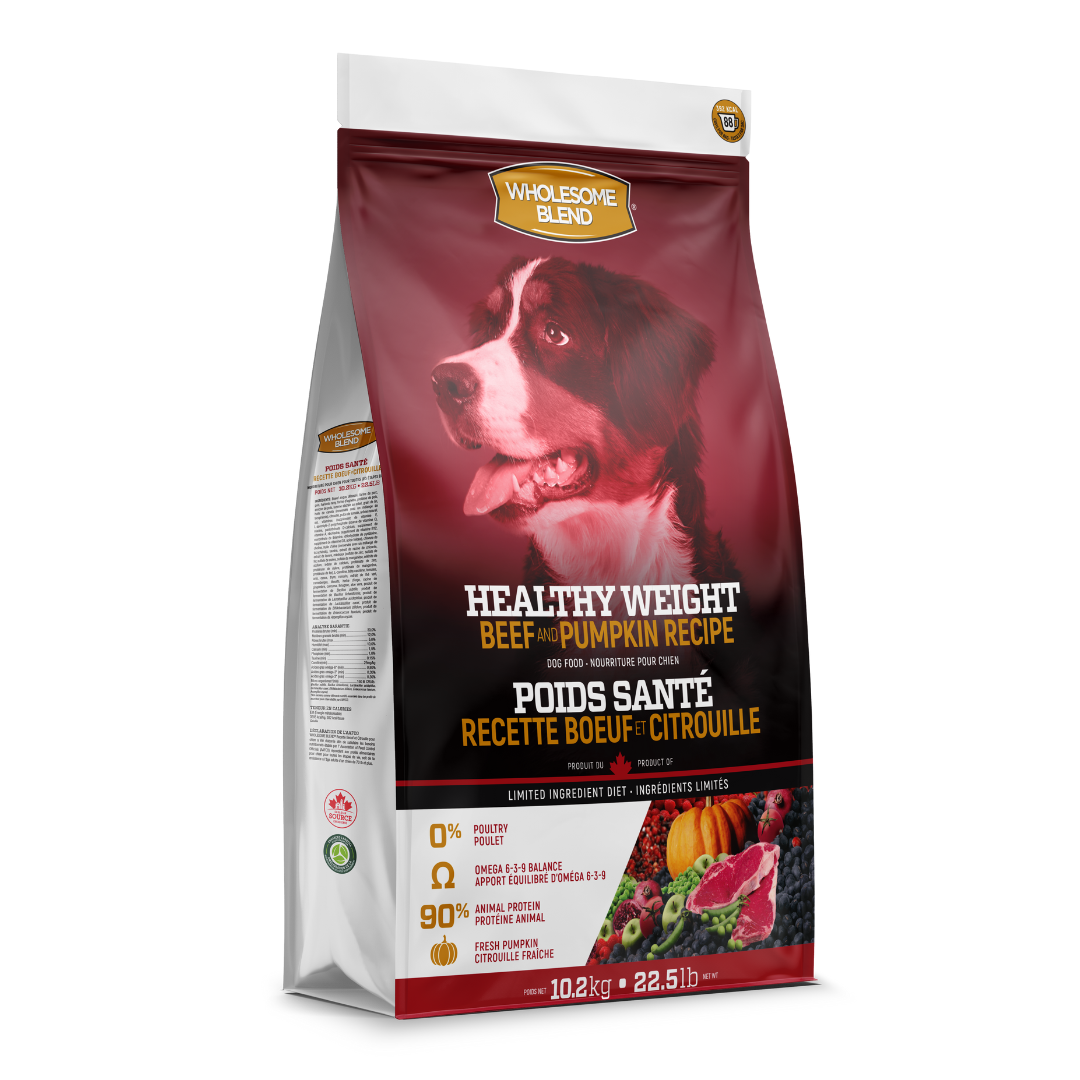 Wholesome Blend | Sans grains, Bœuf et citrouille (poids santé)