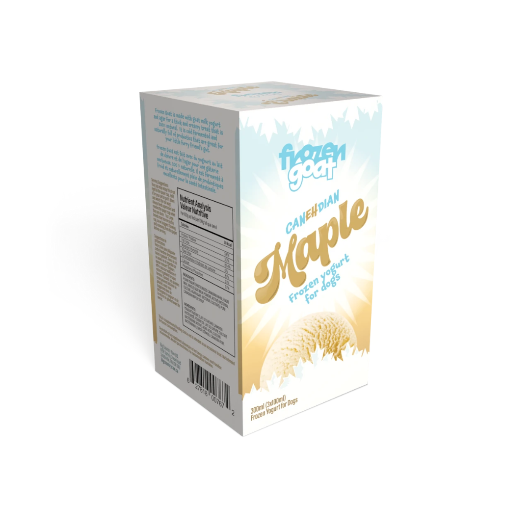BIG COUNTRY RAW | Yogourt de chèvre glacé à l'érable 300ml