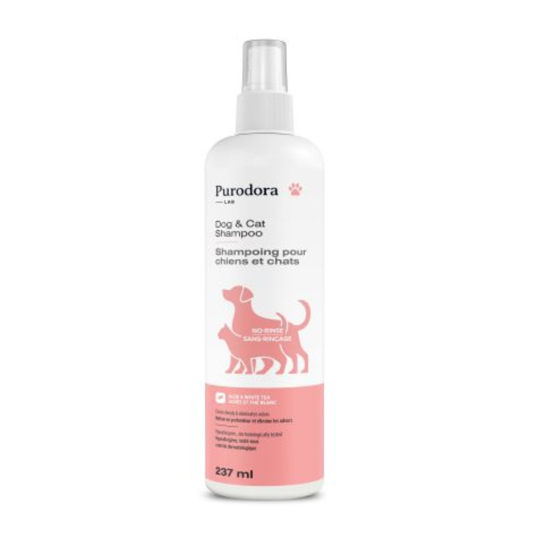 PURODORA LAB | Shampoing sans-rinçage pour chiens et chats 237ml
