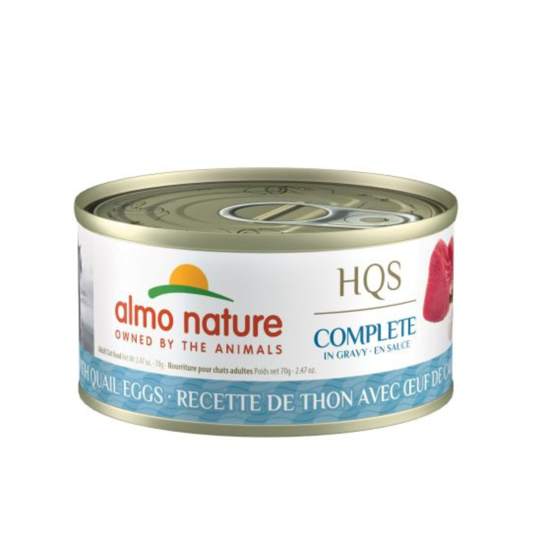 ALMO NATURE | COMPLETE HQS Thon et oeuf de caille en sauce 70g