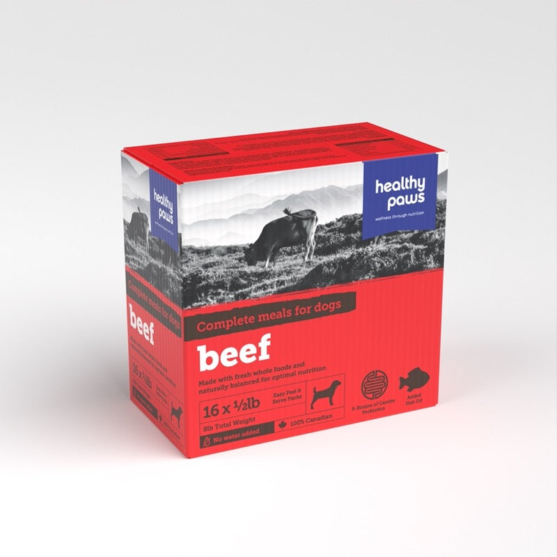 HEALTHY PAWS | Boeuf 16 x 1/2lb