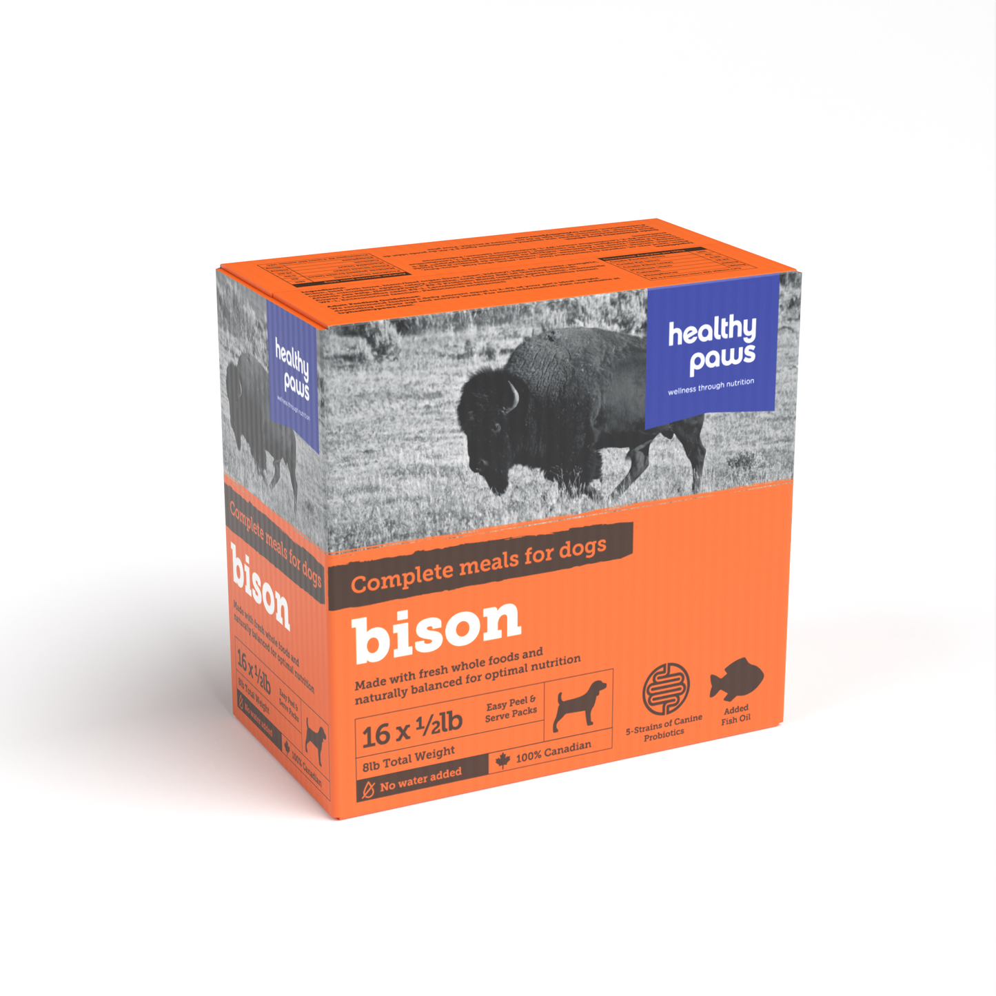 HEALTHY PAWS | Bison 16 x 1/2lb