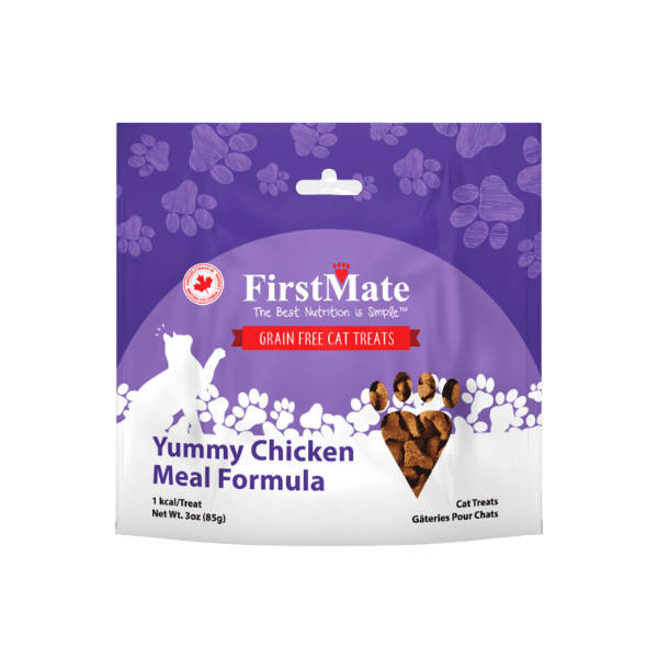 FIRSTMATE | Chat gâterie ingrédient limité poulet. Nature Animale, votre référence en alimentation animale à Mascouche.