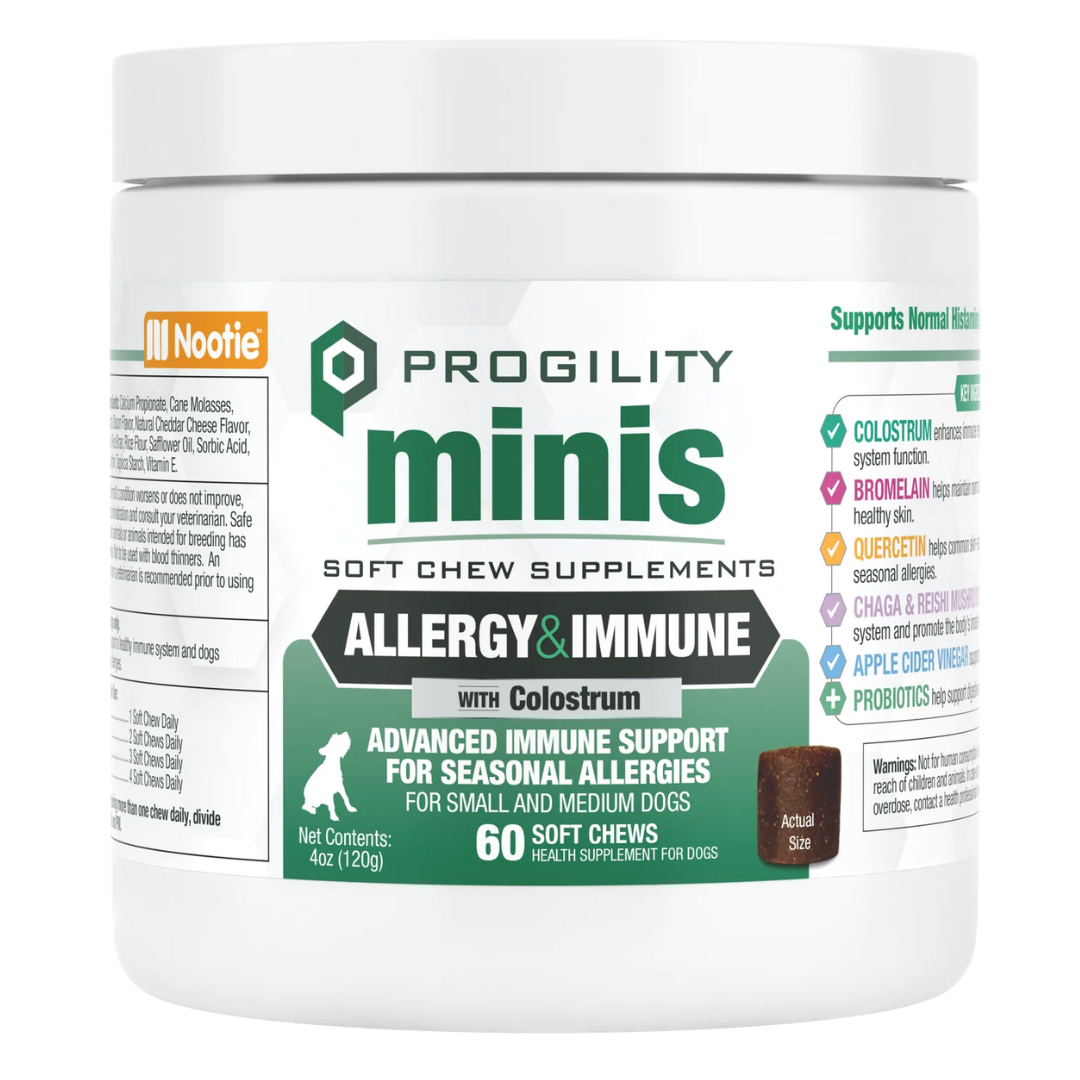 Nootie soulagement des allergies mini chien. Nature Animale votre référence en alimentation animale.