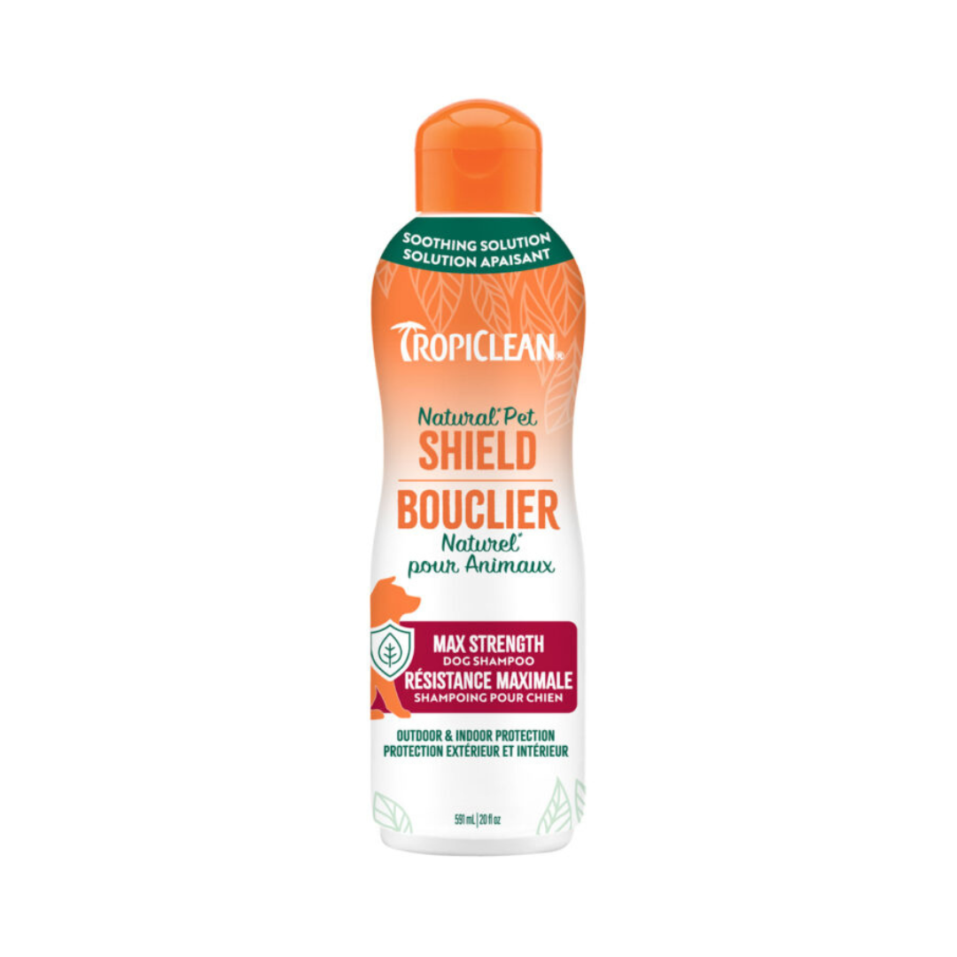 TROPICLEAN | Shampoing bouclier pour chien 473ml