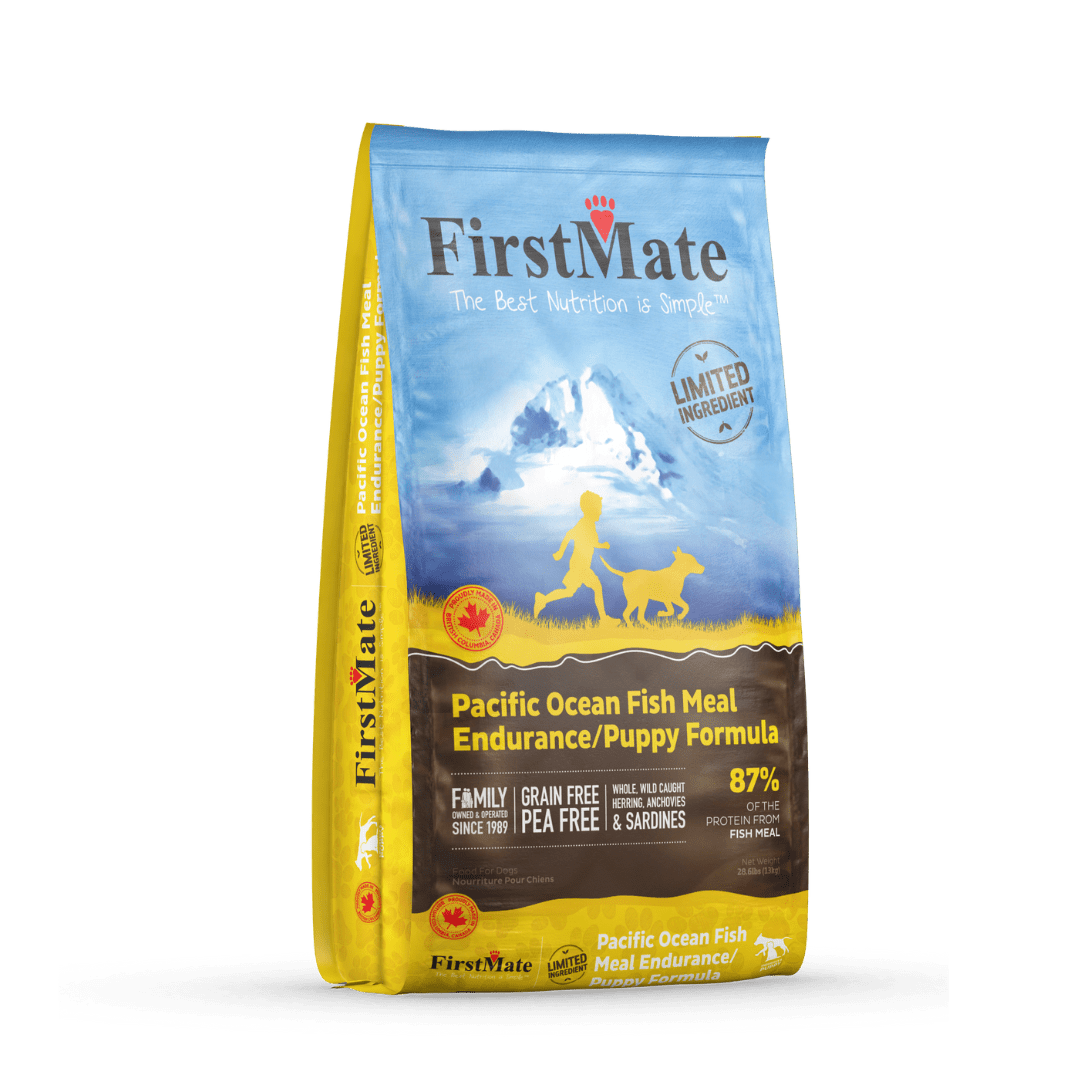 FIRSTMATE | Ingrédient limité endurance / chiot poisson. Nature Animale, votre référence en alimentation animale à Mascouche.