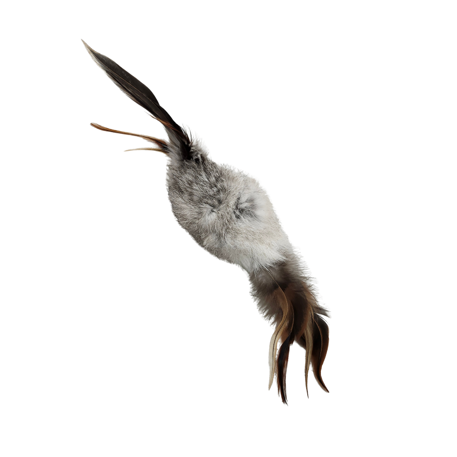 VANESSA'S MAINE COONS | Palatouche (peau de lapin et plumes x 2)