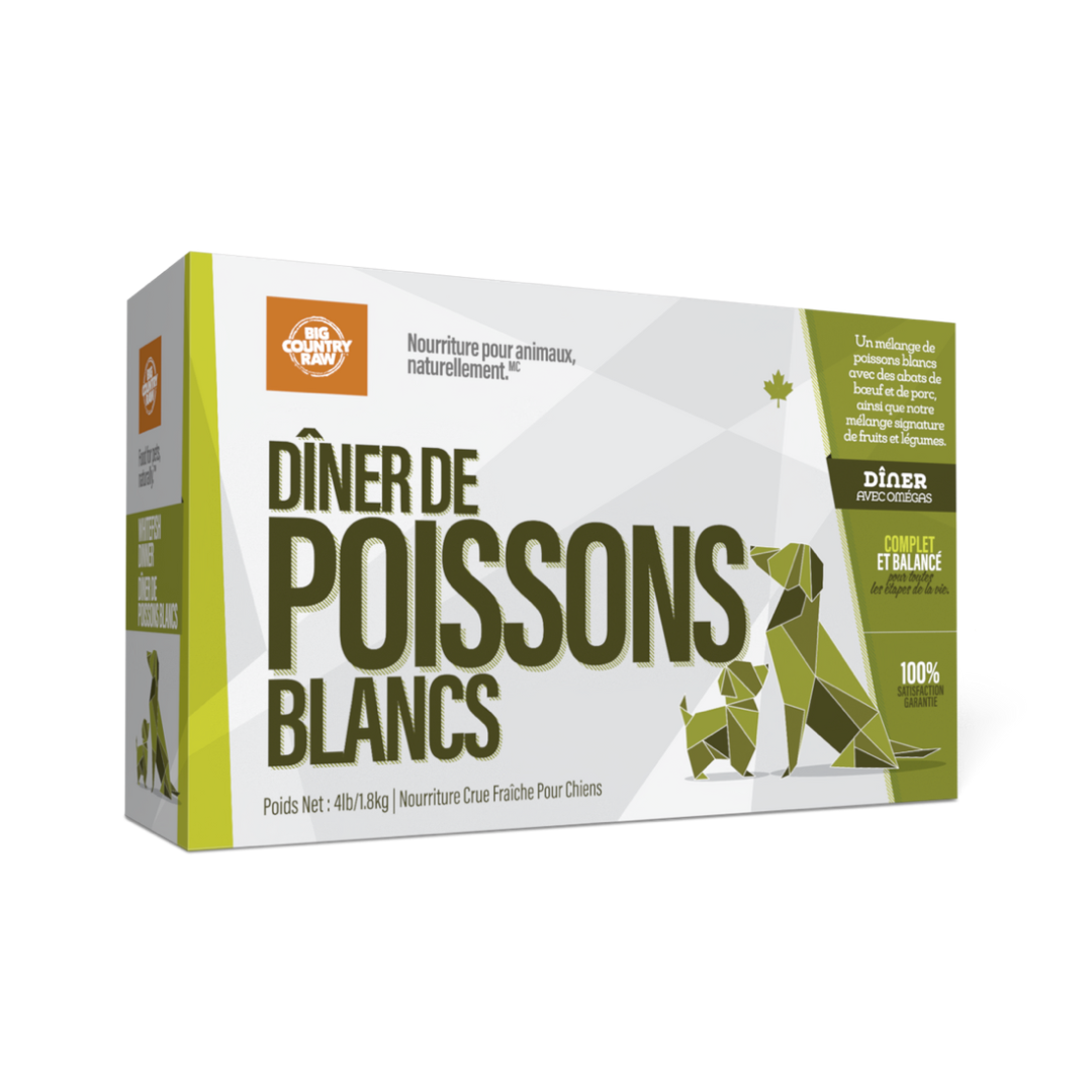 BIG COUNTRY RAW | Dîner poisson blanc 4lbs