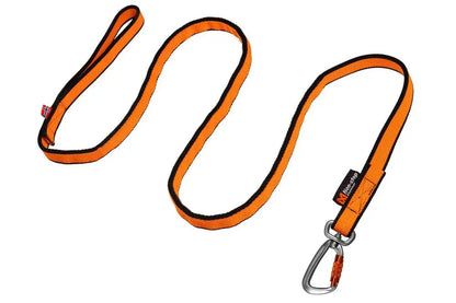 NON STOP | Laisse bungee orange multisport pour chien. Nature Animale, votre référence en alimentation animale et sport canin à Mascouche.