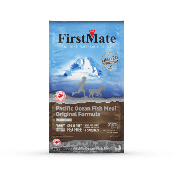 FIRSTMATE | Ingrédient limité poisson du pacifique. Nature Animale, votre référence en alimentation animale au Québec.