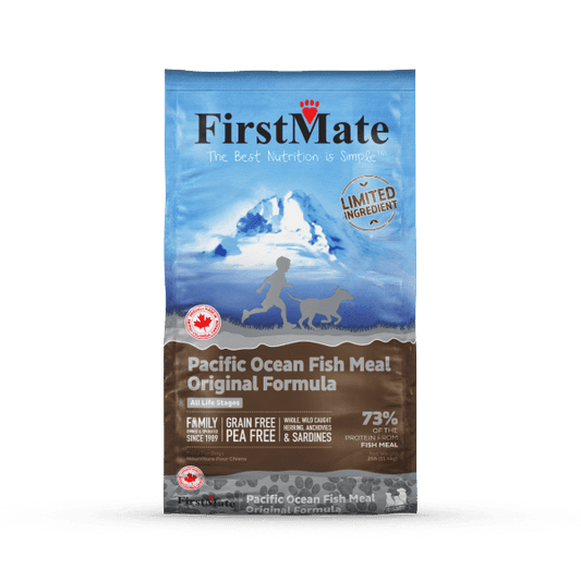 FIRSTMATE | Ingrédient limité poisson du pacifique. Nature Animale, votre référence en alimentation animale au Québec.