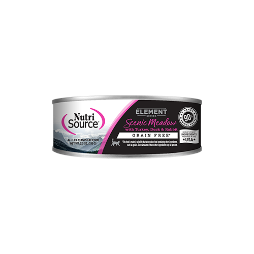 NUTRISOURCE | Pâté dinde, canard, lapin pour chat 156g. Nature Animale, votre référence en alimentation animale à Mascouche.