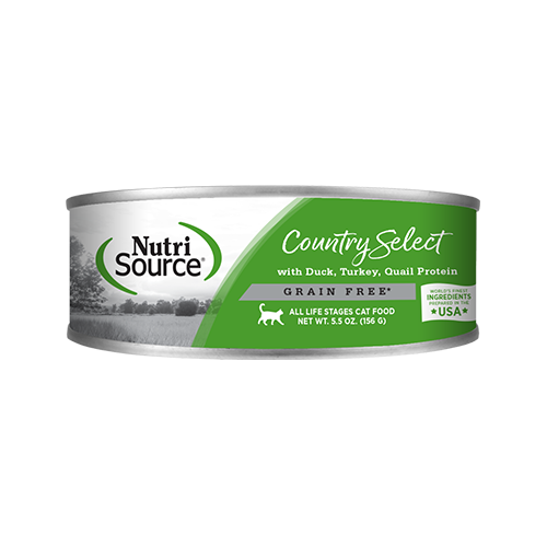 NUTRISOURCE | Pâté canard, dinde, caille pour chat 156g. Nature Animale, votre référence en alimentation animale à Mascouche.