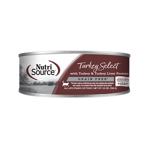 NUTRISOURCE | Pâté sans grains dinde et foie pour chat 156g. Nature Animale, votre référence en alimentation animale à Mascouche.