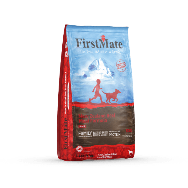 FIRSTMATE | Ingrédient limité boeuf. Nature Animale, votre référence en alimentation animale au Québec.