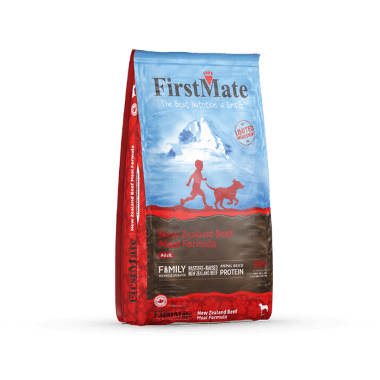 FIRSTMATE | Ingrédient limité boeuf. Nature Animale, votre référence en alimentation animale au Québec.