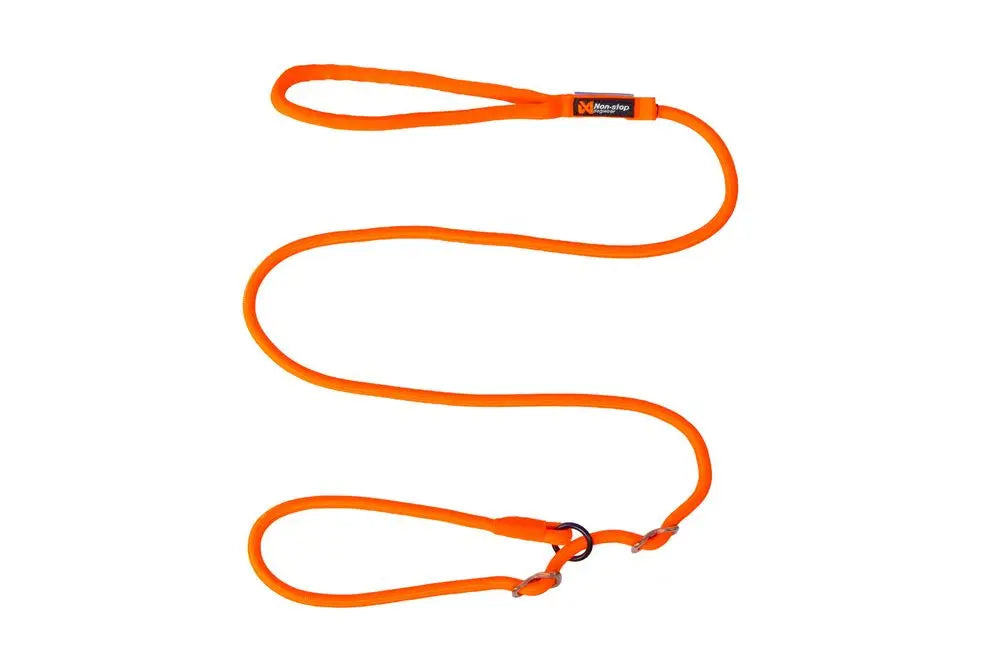 NON STOP | Laisse lasso orange pour chien. Nature Animale, votre référence en alimentation animale et sport canin à Mascouche.