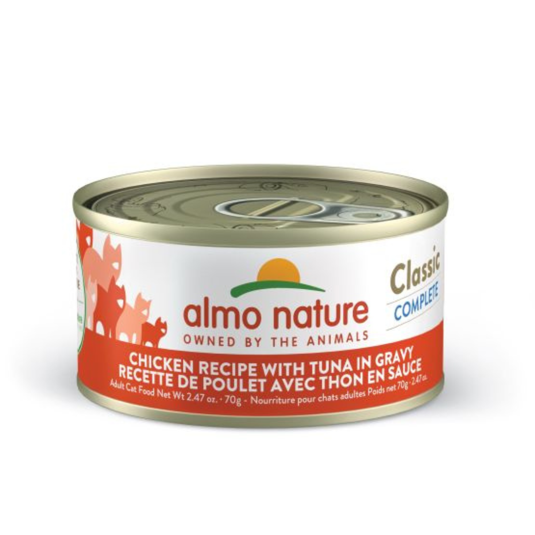 ALMO NATURE | CLASSIC COMPLETE poulet avec thon en sauce 70g